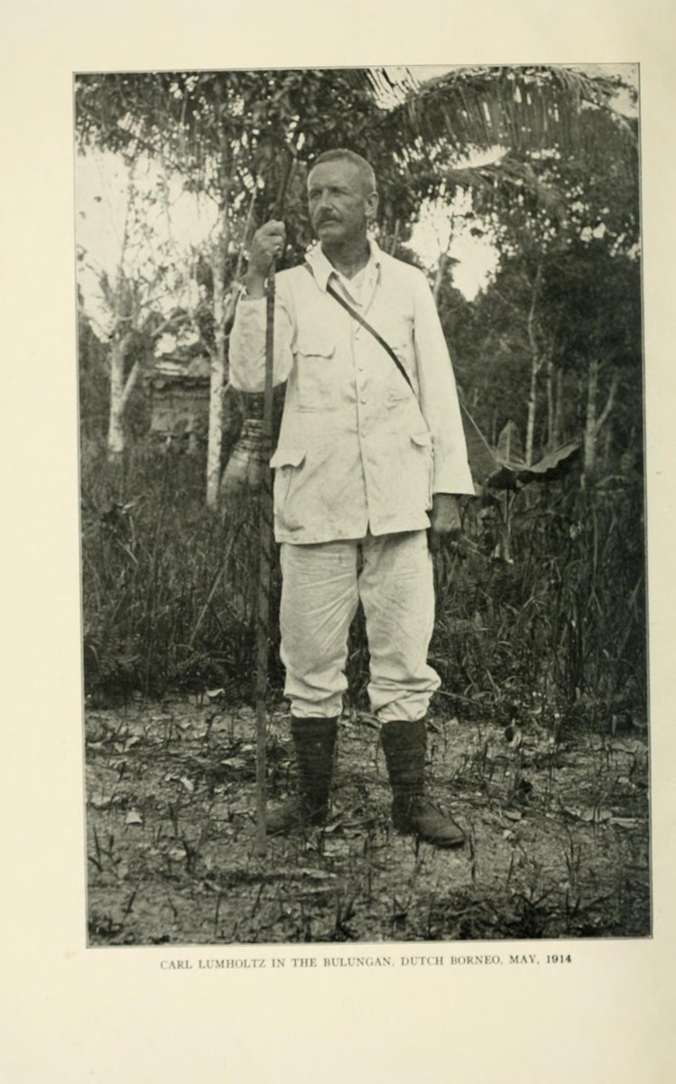 Yang mau baca bukunya ada di archive(dot)org, ya:

archive.org/details/throug…

Carl Lumholtz, "Through Central Borneo" (1920). Penjelajahan antara 1913-1917 di Kalimantan. Dominan di studi etnografis.
