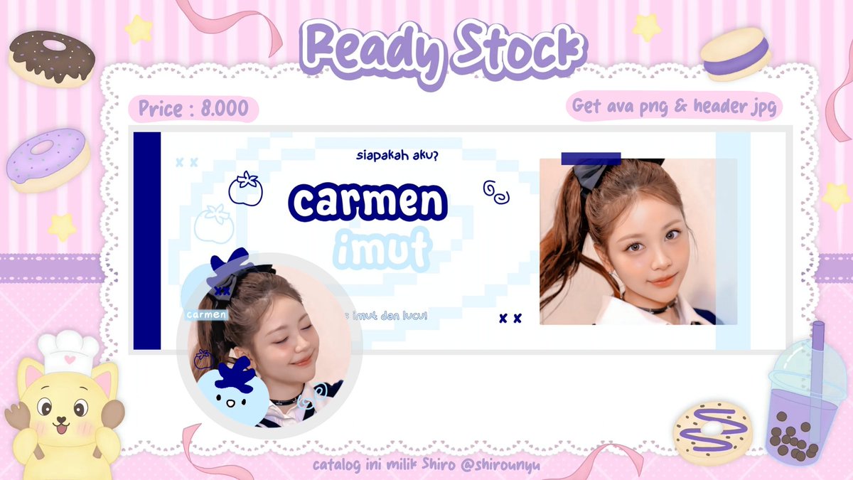 layoutshiro's tweet image. help erte bub ;! &amp;lt;3
layout ready stock
carmen h2h imnida🩵

#zonauang