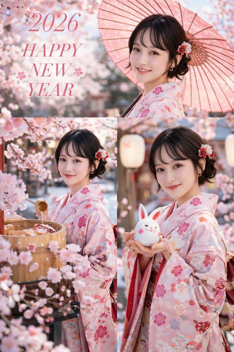 AIと手を繋ぎ仲良く🤝🏻
まだまだ伸び代ですね✨
2026は美容師として、美容、メイク、自分磨きによりより磨きをかけられるように頑張ります！