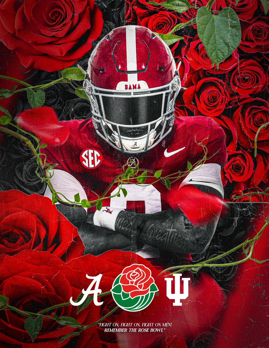 AlabamaFTBL's tweet image. The Rose Bowl 🌹
