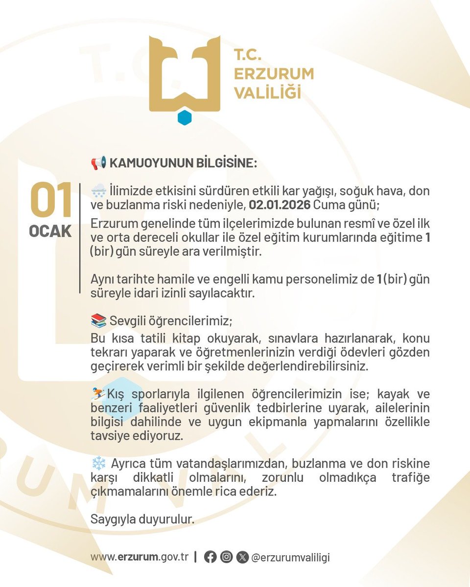 📌 Kamuoyunun Bilgisine: