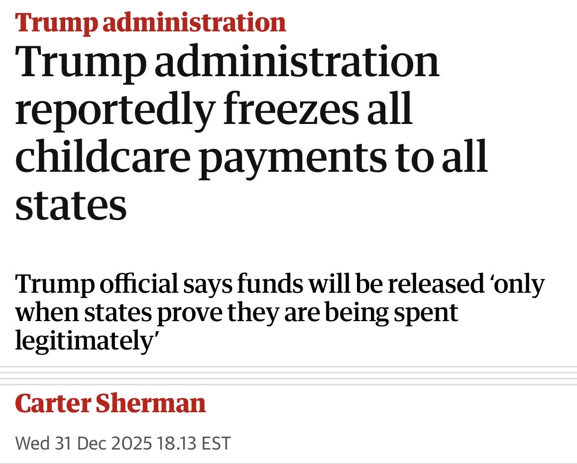 ehaspel's tweet image. A few things that may not be obvious about the consequences of this move:

1) Most child care programs operate on shoestring budgets (child care is a necessarily expensive service to provide because child:adult ratios are kept low, so fixed staff costs are very high despite…