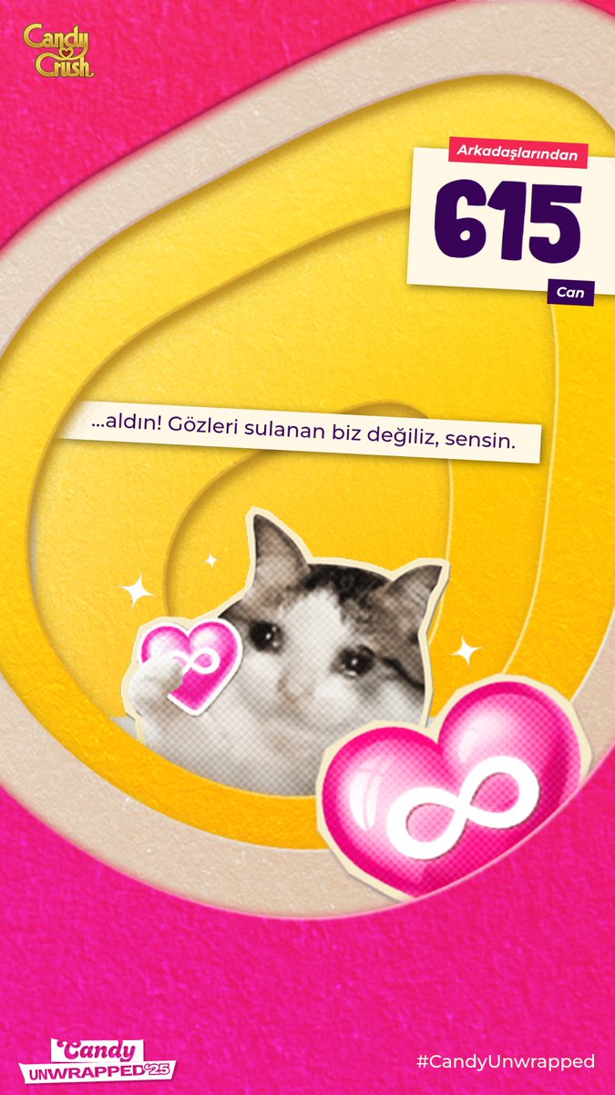 Bu yıl ezdim geçtim! İşte benim #CandyUnwrapped <a href="/CandyCrushSaga/">Candy Crush Saga</a> hikâyem