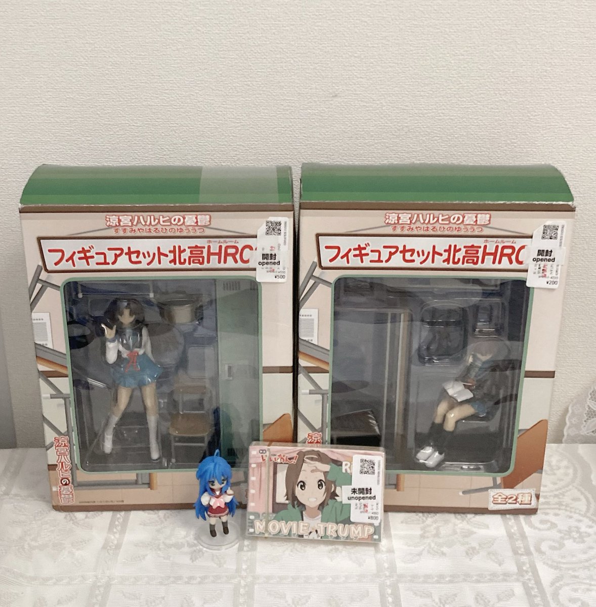 おちゃ　B賞フィギュアセット一点 部室や教室を再現した小物が付属した可愛いフィギュアセット 朝倉涼子