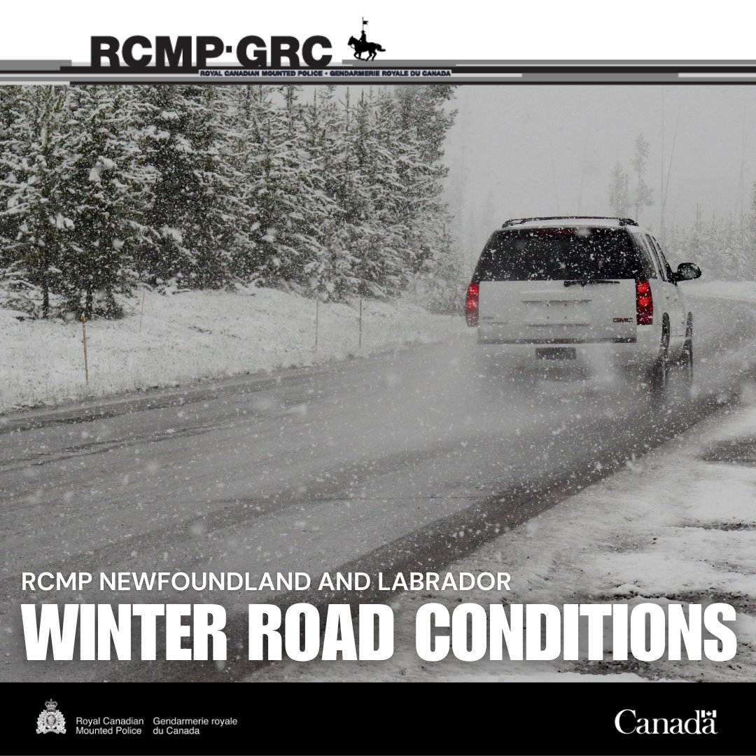 RCMPNL's tweet photo. ⚠️TRAFFIC ADVISORY: Clarenville RCMP advises the public that heavy snowfall amounts have resulted in extremely poor road conditions along the Trans-Canada Highway throughout the region. Police and emergency crews are responding to reports of a commercial transport truck that has slid off the highway – outside Clarenville - near Thorburn Lake.
Although the highway remains passable, motorist can expect delays in the area.

Please consider delaying any non-essential travel. If you must travel, please exercise caution and patience and take your time.

Remember — snow means slow!

#nltraffic