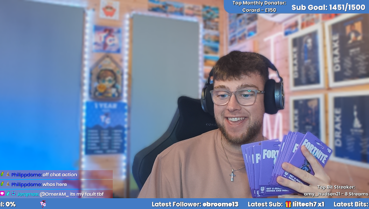 WAKE UP, ITS THE FIRST STREAM OF THE MONTH🔥

26,000 VBUCK EVENT TODAY! Fortnite Customs, Chat Games, Giveaways &amp; MORE!😎

👇NEW 2026 VISITS AND VIBECHECKS👇

TWITCH.TV/TOMCORNISHH