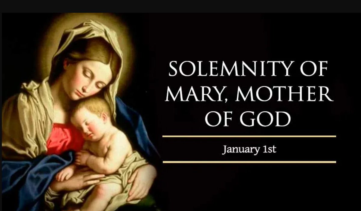 8th Day of #Christmas : 1st January - Feast of Mary, the Mother of Jesus

#ThursdayThoughts Happy New Year
