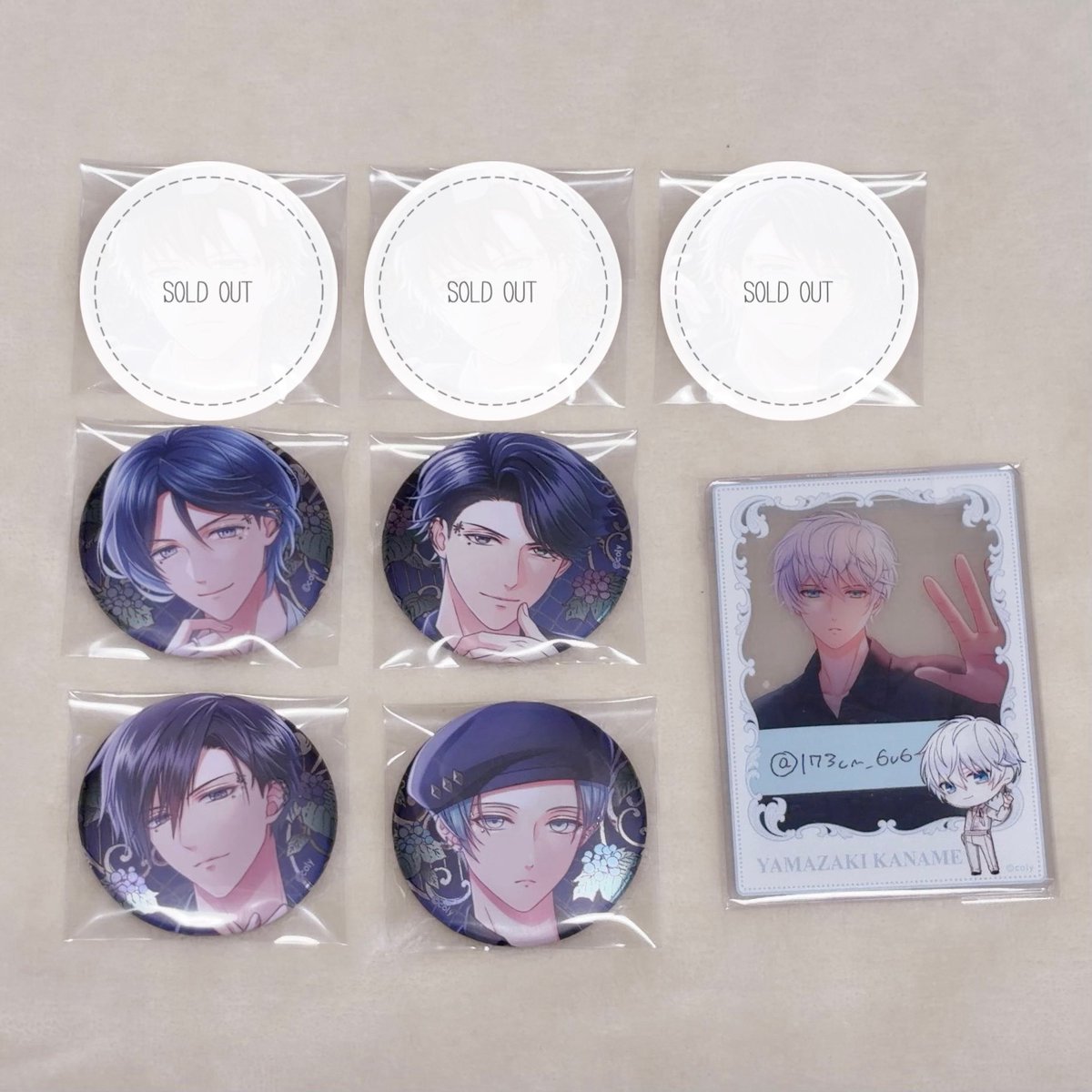 交換 譲渡】スタマイ AGF2025 缶バッジ 特典 譲￤渡部 朝霧 神楽 誠