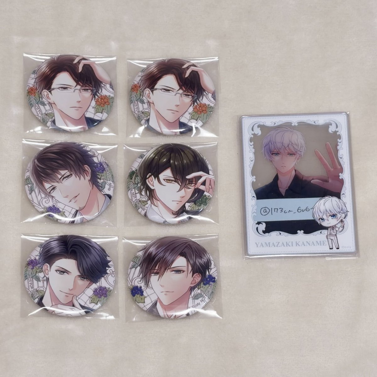 交換 譲渡】スタマイ AGF2025 缶バッジ 特典 譲￤渡部 朝霧 神楽 誠