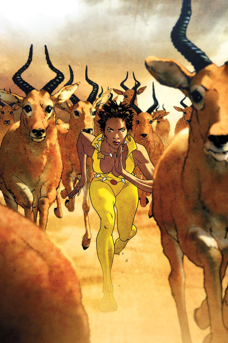 JTWonderdome's tweet photo. Please, DC, let this happen. Stephanie Williams is a talented writer, and Vixen is the most recognizable and iconic Black woman hero in DC. There is so much you can do with Vixen. Please 🙏🏿 https://t.co/Wmy4r5mDNi