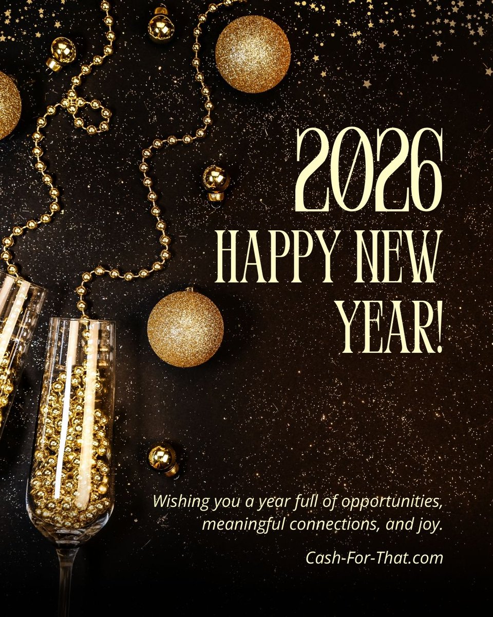 ForCash82402's tweet image. 🎉 Happy New Year from Cash-For-That! 🎉

A new year brings new opportunities, and we’re ready to help you start strong. 

Visit Cash-For-That.com to get started!
#VehicleSelling #VehicleBuyer #HappyNewYears #Holidays