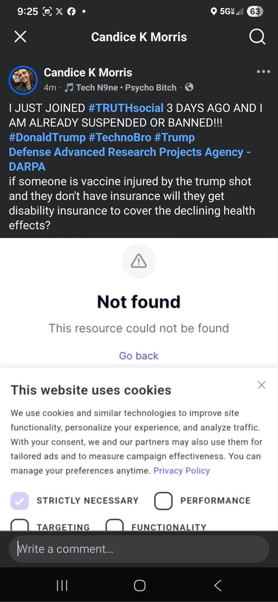 QUEENOFTHEJUICY's tweet photo. https://t.co/l5kUpvXmpa
https://t.co/KG5liB5tVj JUST JOINED #TRUTHsocial 3 DAYS AGO AND HAVE ALREADY BEEN BANNED OR SUSPENDED WITH NO EXPLANATION @POTUS @realDonaldTrump #TechnoBro #Trump https://t.co/FPbNMUPfPO