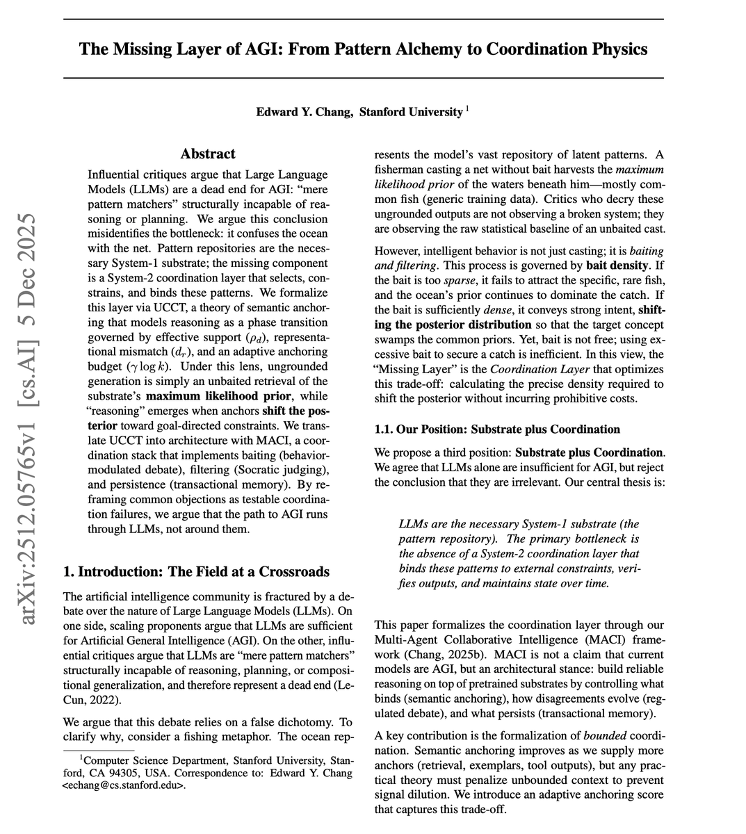 substrate plus coordination paper