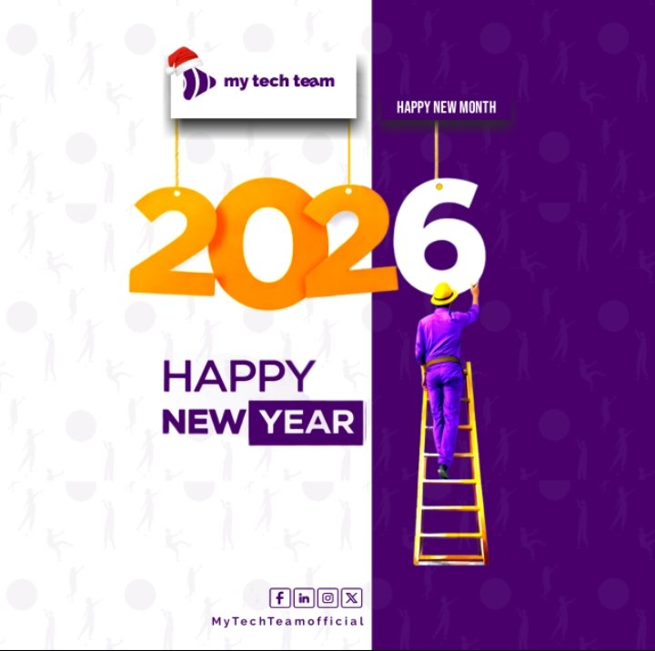 mytechteam's tweet photo. Happy New Year from the My Tech Team family! 💜
Wishing you a year filled with breakthrough moments, seamless connections, and endless growth. We’re excited to be part of your journey in 2026. 🥳
#Hello2026 #MyTechTeam #HappyNewYear #TechTrends #NewYearGoals https://t.co/nYuoDnSXlM