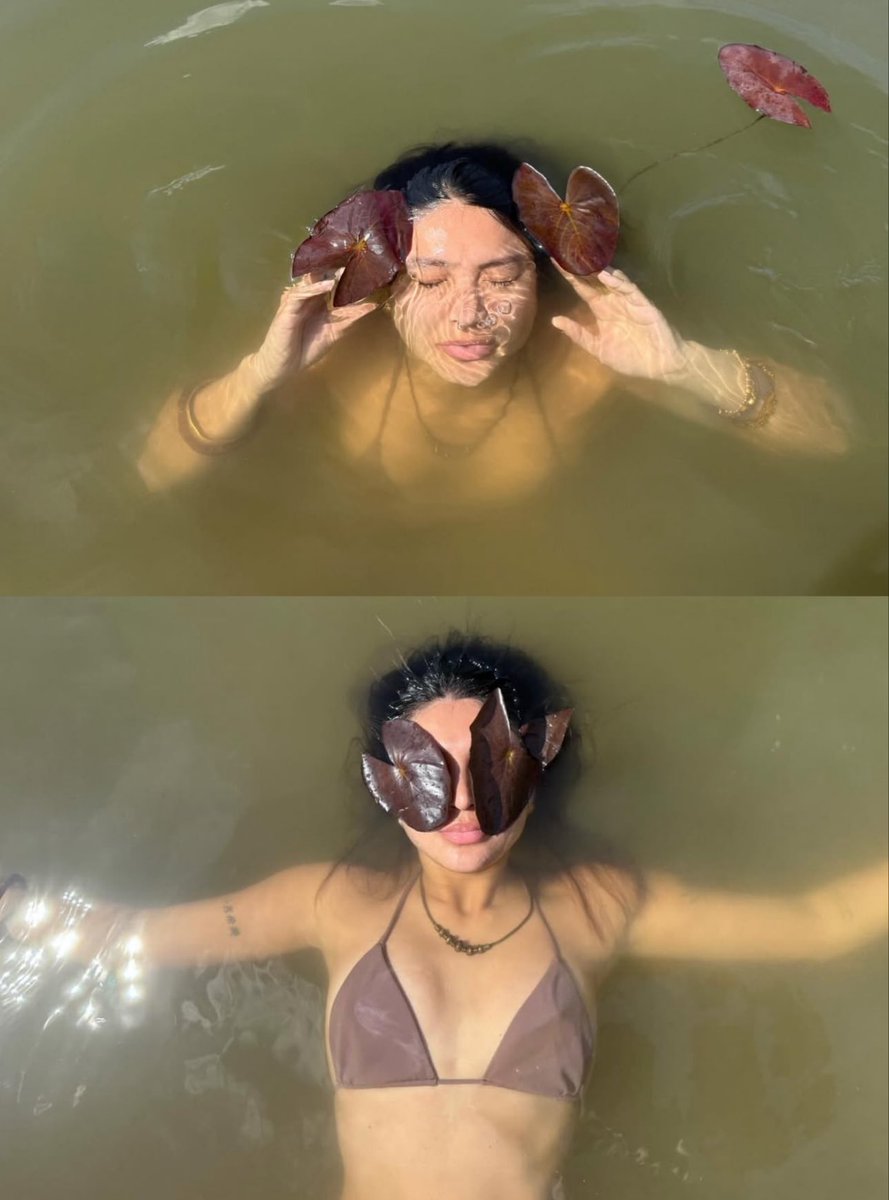 kahit pagligo ni miss nadine sa kanal, estetik pa rin 🪷