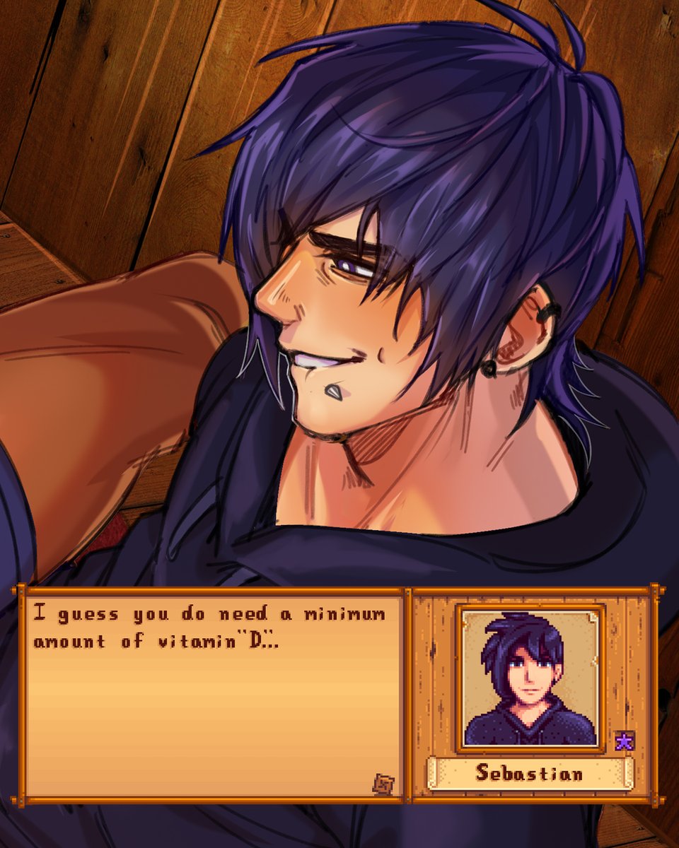 happy new year!!🎇🎆🎇
#stardewvalleyfanart #stardewvalleysebastian