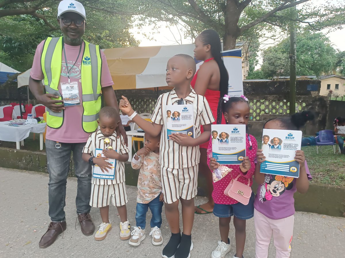 BEUF01's tweet photo. BEUF supporting child education at the Calabar Carnival 2025
#BEUF
#CalabarCarnival2025
#EveryChildEducation https://t.co/Ku2PmRSFPq