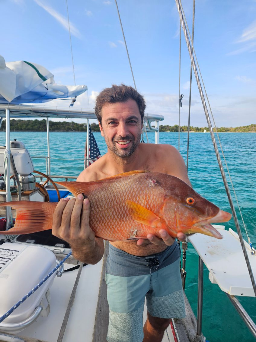 TSailingAcademy's tweet photo. New Year's Resolution #1: Eat More Seafood!
Preferably, catch eat the same day. Grilling is best. #sailing #fishing #hogfish #BeachLife #HappyNewYear2026 #grill https://t.co/8N4wA0Rzqd