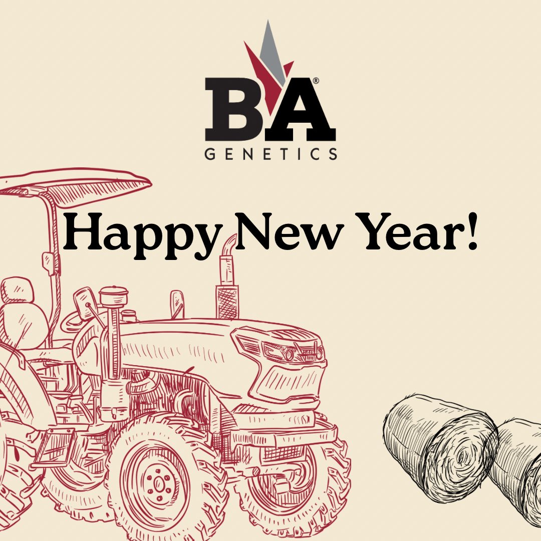ba_genetics's tweet photo. Wishing you all a Happy New Year and blessings in 2026! 
#bagenetics https://t.co/xLLw8fdaY0