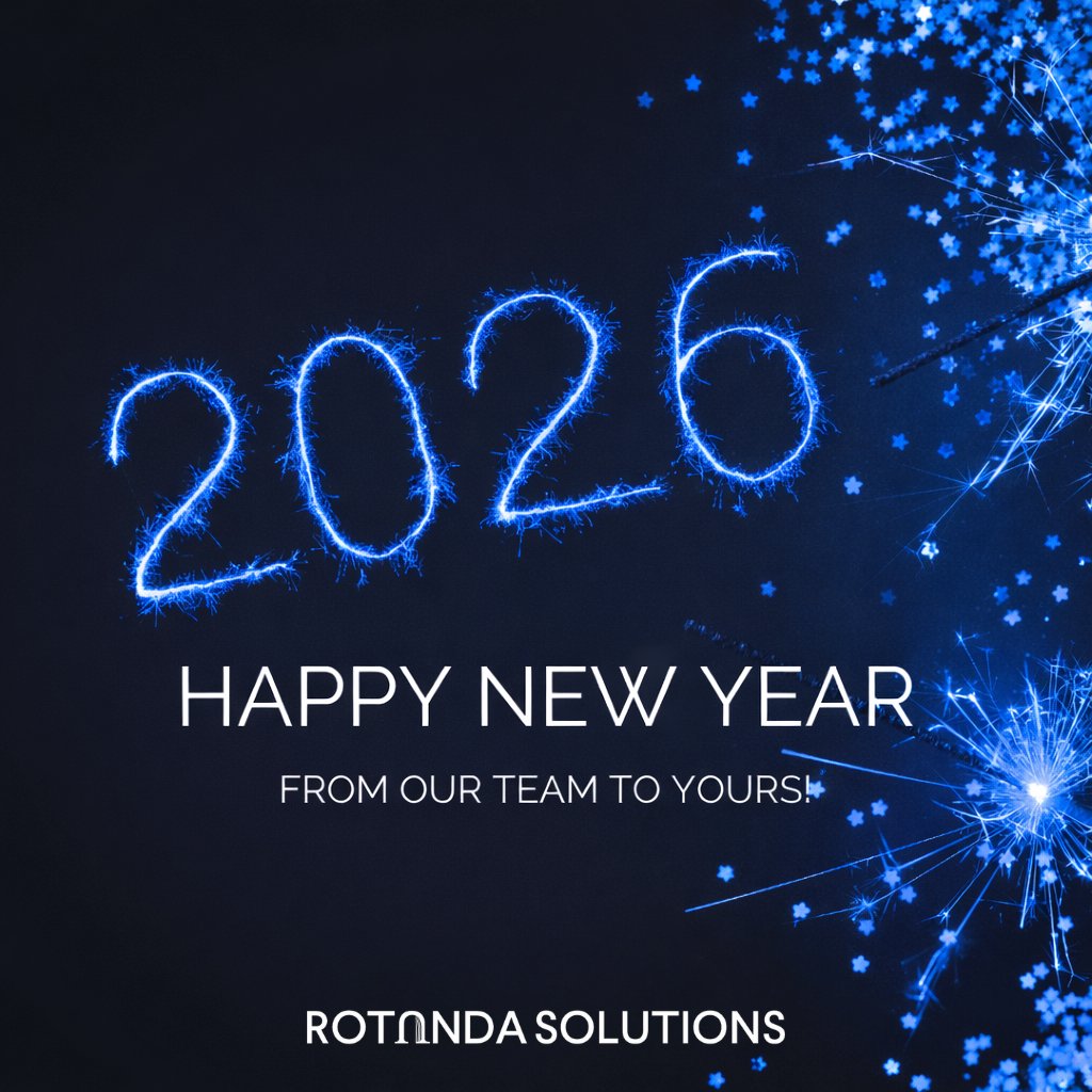 RotundaData's tweet photo. 🎉 As we ring in 2026, we would like to thank our team members, partners, and clients for your continued collaboration, partnership, and trust.  Wishing everyone a successful and prosperous New Year #NewYear #NewYear2026 https://t.co/guLlYYKP9z