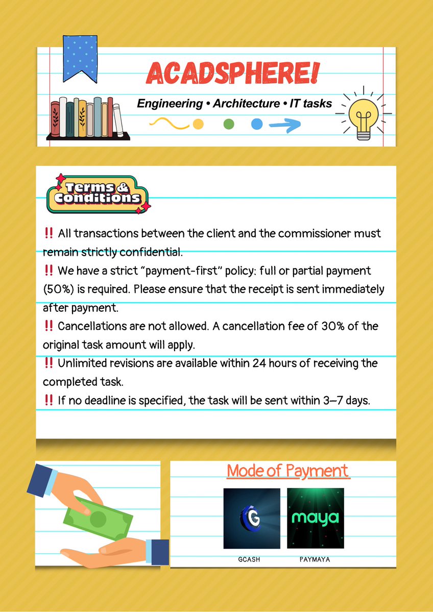 SphereAcad's tweet image. ✨𝐀𝐜𝐚𝐝𝐞𝐦𝐢𝐜 𝐂𝐨𝐦𝐦𝐢𝐬𝐬𝐢𝐨𝐧𝐬 𝐍𝐨𝐰 𝐎𝐩𝐞𝐧!
 
𝐄𝐧𝐠𝐢𝐧𝐞𝐞𝐫𝐢𝐧𝐠 • 𝐀𝐫𝐜𝐡𝐢𝐭𝐞𝐜𝐭𝐮𝐫𝐞 • 𝐈𝐓 tasks🛠️

✅𝐏𝐑𝐂 &amp;amp; 𝐃𝐓𝐈 Licensed Professionals
🎓Certified Academic Experts

📩Contact us today to ensure your academic tasks are handled with expertise.