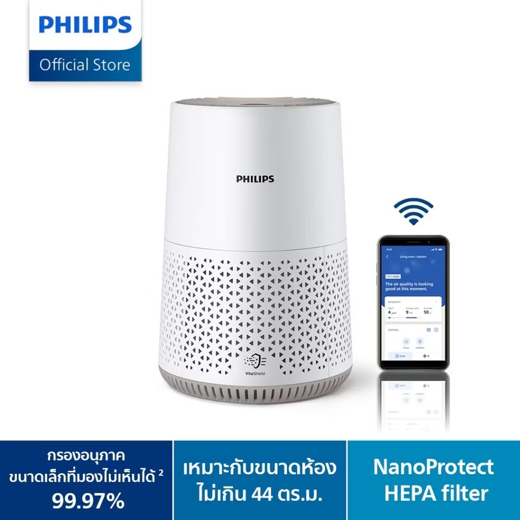ลองดู Philips AC0650/10 เครื่องฟอก อากาศ Air Purifier สำหรับห้องไม่เกิน 44 ตรม. CADR 170 ลบ.ม./ชม รับประกัน 2 ปี ในราคา ฿3,229 ที่ Shopee s.shopee.co.th/1gC1TrGl3X?sha…