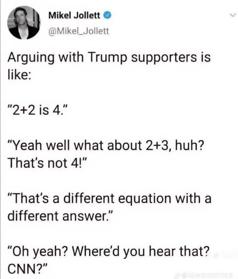 It’s why I don’t even try anymore. It’s a waste of my precious time and energy! I’ve found out many times in these last 9 years that you can’t argue with stupid!

#DV1 #DemsUnited