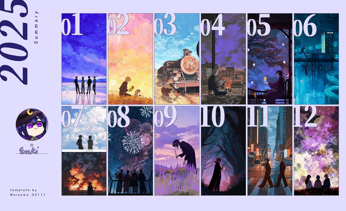 My 2025 Art Summary! ✨

It’s always so hard to pick just one artwork per month whenever I make this. It took me about four hours of contemplating and overthinking before I finally chose these 12 pieces.

2025 has been truly amazing for my art journey. I started the year strong