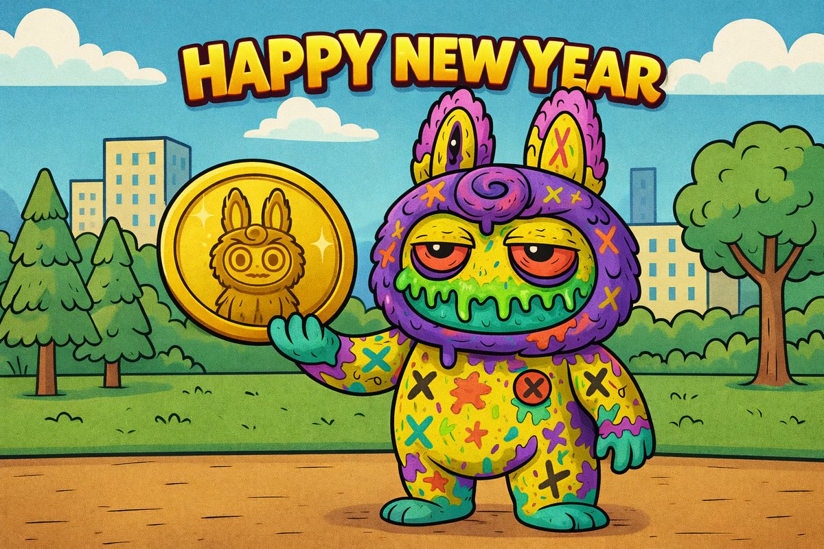 Gm and Happy New Year! 🥳 

2026 is going to be the $BUBU year! May you all have a great year ahead! ♥️