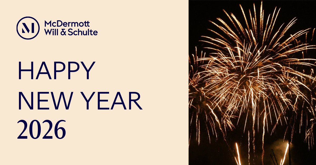 McDermottLaw's tweet photo. Welcoming 2026 grounded in community and shared purpose. Grateful for our colleagues, clients, and partners who challenge us and help us grow. Always better together.

Wishing everyone a healthy and happy New Year! 🎆 🎉 https://t.co/rVStgo9zWL