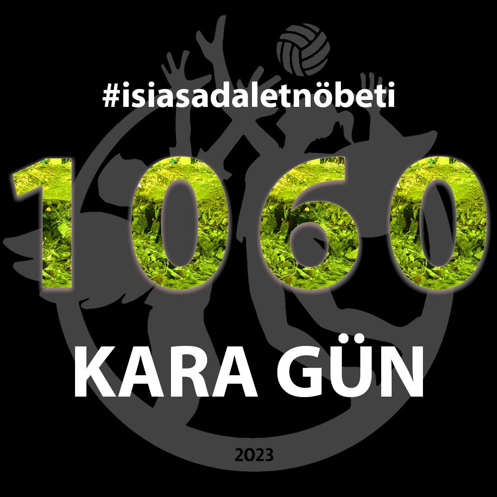 Şampiyon Meleklerin hatırası, adaletle taçlandırılmalı. Adaletin sağlanması için herşeyi yapacağız.

Adalet olmadan geçen 1060 kara gün. Bu nöbet, adalet sağlanana kadar devam edecek. 

#isiasadaletnöbeti
#isiasortakdavamız
#isiasolasıkast