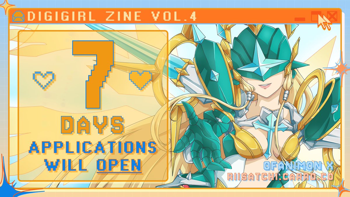 DigigirlZine's tweet photo. 👀 It's almost time - we're excited to start the countdown for volume 4's applications! Stay tuned! https://t.co/cgPn1v0G17