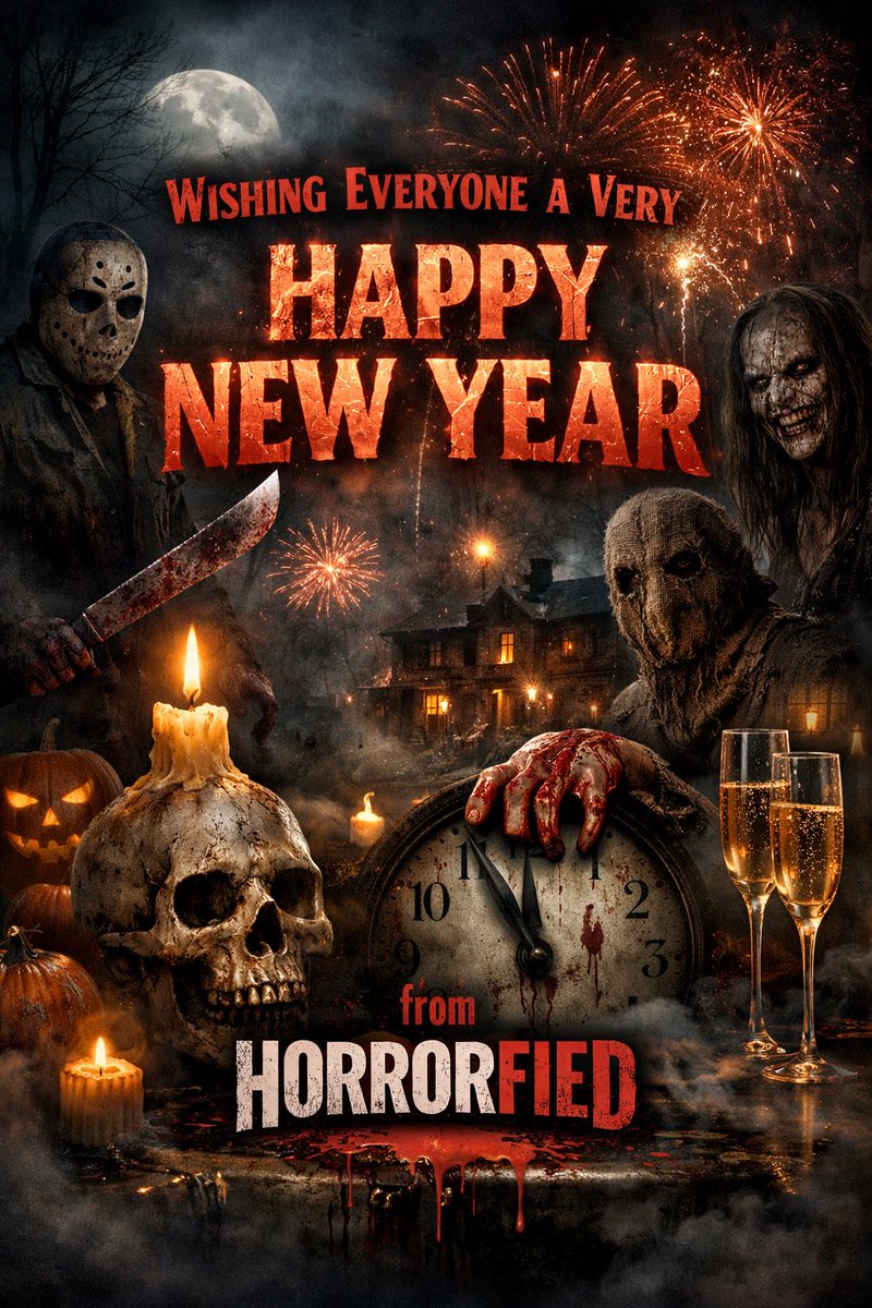 HorrorfiedEnt's tweet image. Happy New Year Boils &amp;amp; Ghouls!
Wishing Everyone A HORRORFYING Good 2026!  #GetHorrorfied  #Horrorfied
@gethorrorfied   @HorrorfiedEnt