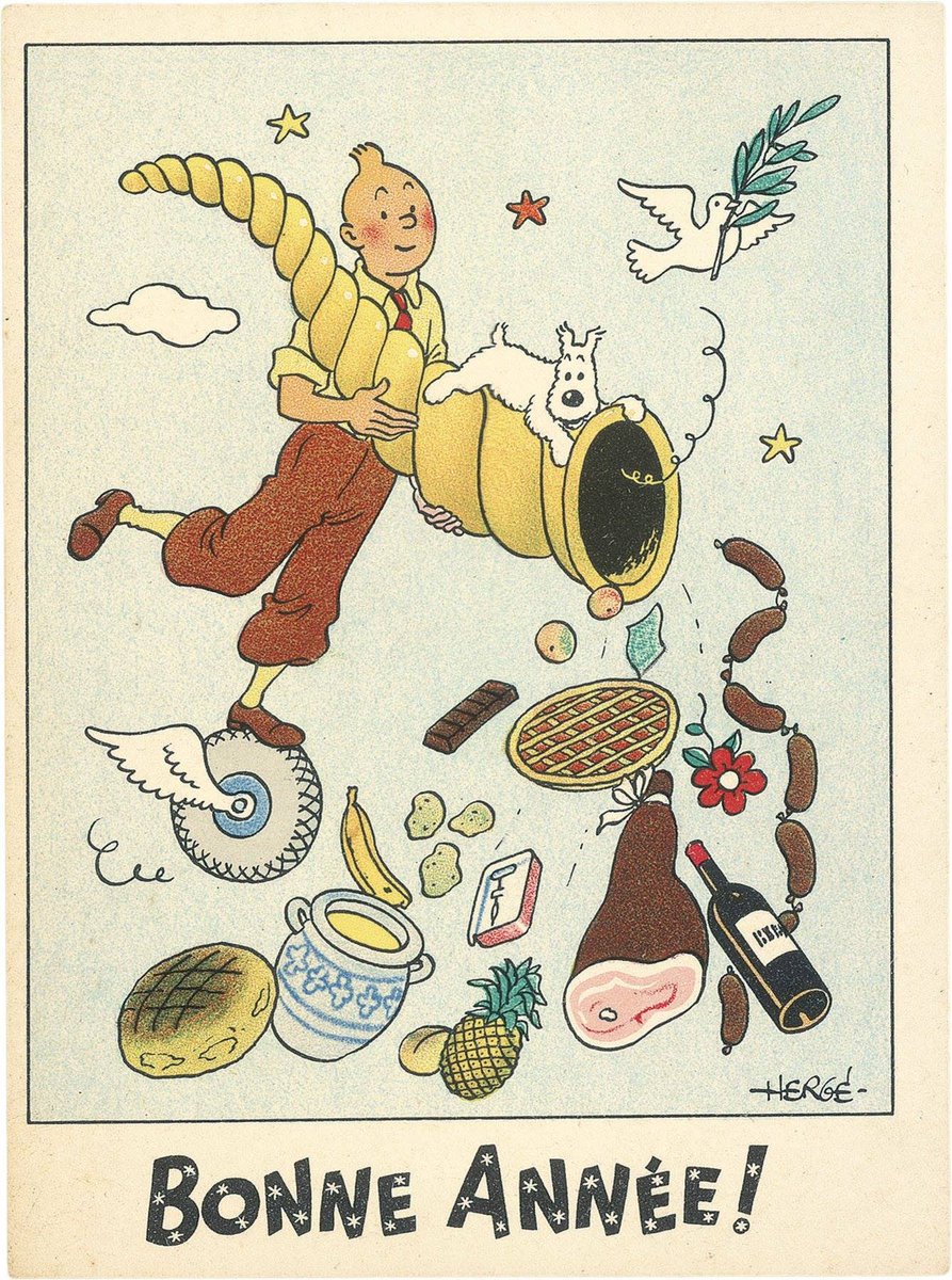 PivertPive85549's tweet photo. #bonneannee #HappyNewYear #herge #tintinetmilou #tintin https://t.co/0sX2xIPp1c