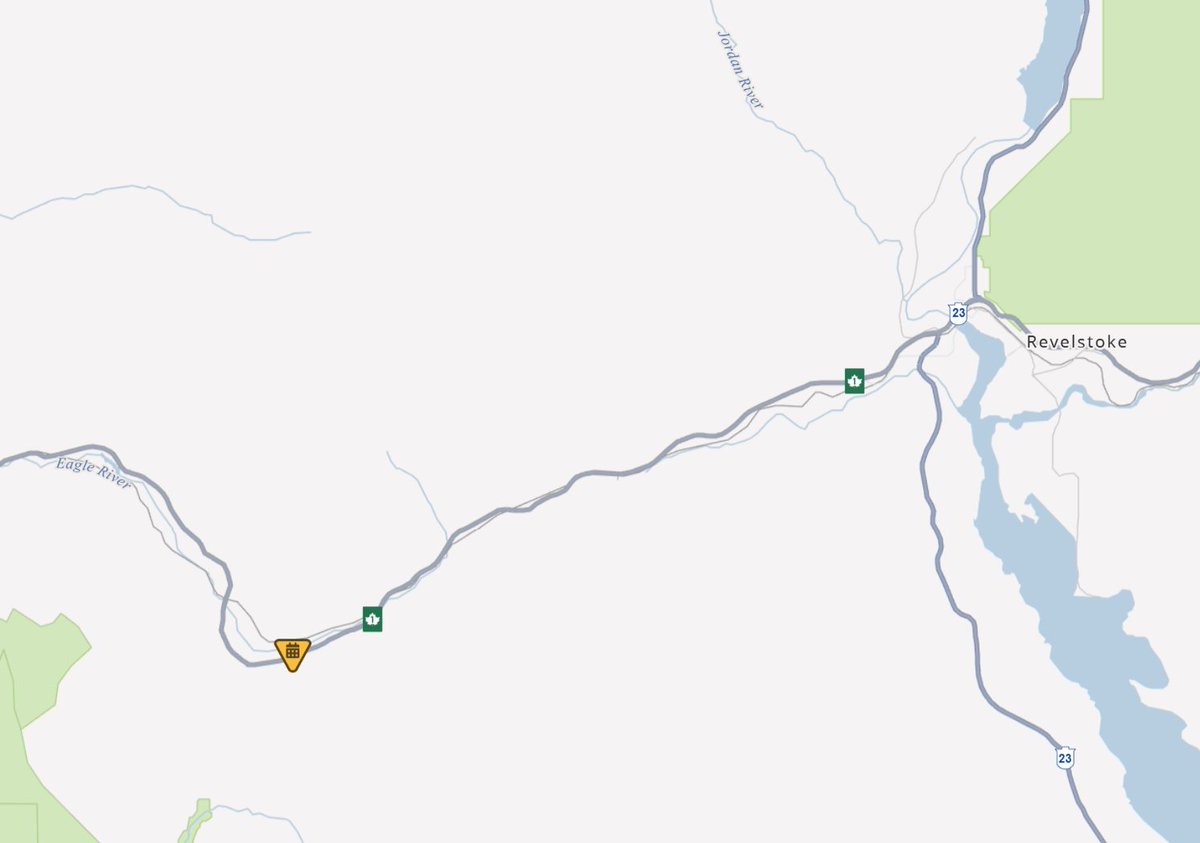 DriveBC's tweet photo. ⚠️#BCHwy1 - Watch for intermittent closures between 9am and 12pm near Three Valley Gap for avalanche control work today. Delays of up to 20 minutes can be expected. #Revelstoke #ThreeValleyGap
ℹ️More info: https://t.co/LV3cSWIiBJ https://t.co/yYkshojrS7