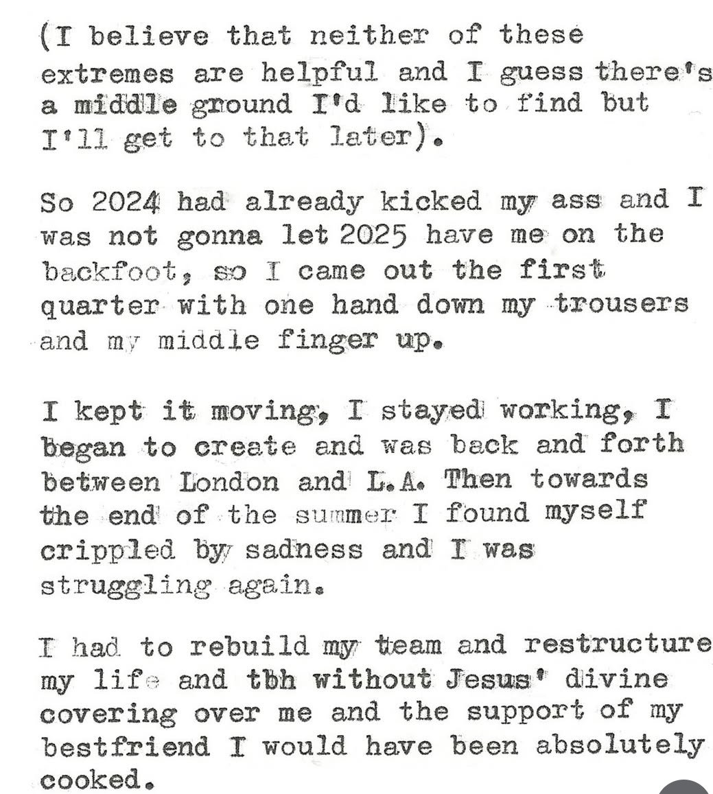 I_amMukhtar's tweet image. Stormzy reflects.

He should have never taken that McDonald’s deal.