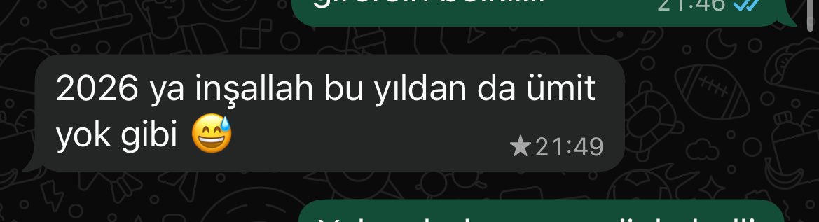 2027 ye inşallah bu yıldan da pek ümit yok gibi.