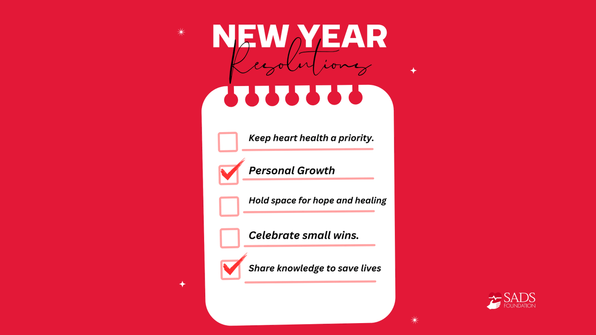 fiacardiac's tweet photo. As we step into a new year, we’re holding space for growth, healing, and hope. 
These are a few resolutions on our list—what’s on yours?

🏷️ #SADSCommunity #NewYears2026 #HeartHealth #HeartFamily https://t.co/cVwymgyDwJ