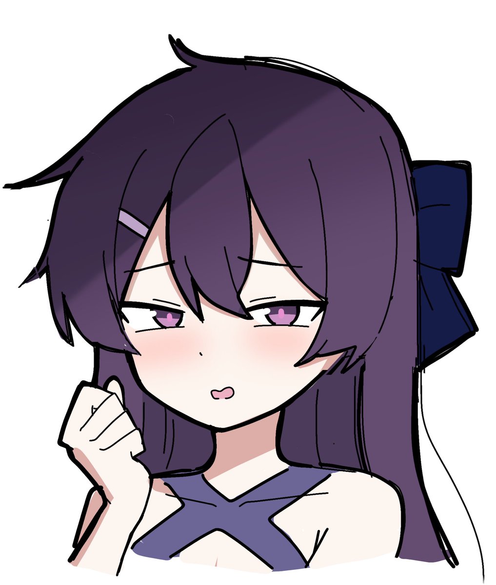 ハルカ⭐︎ 意外と指でも描けたハルカ