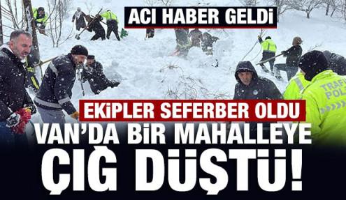 Bugün Van’ın Çatak ilçesinde yaşanan çığ felaketinde yengem ve iki yeğenim çığ altında kaldı.
Çok şükür iki yeğenim sağ olarak kurtarıldı, ancak maalesef yengemi kaybettik.