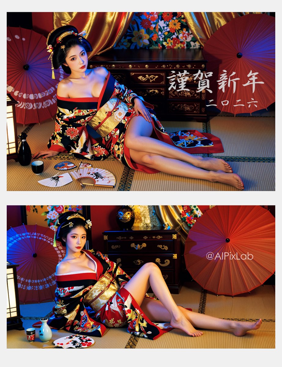 AIPixLab's tweet image. あけましておめでとうございます
今年もよろしくお願いいたします
#AIgeneratedimage