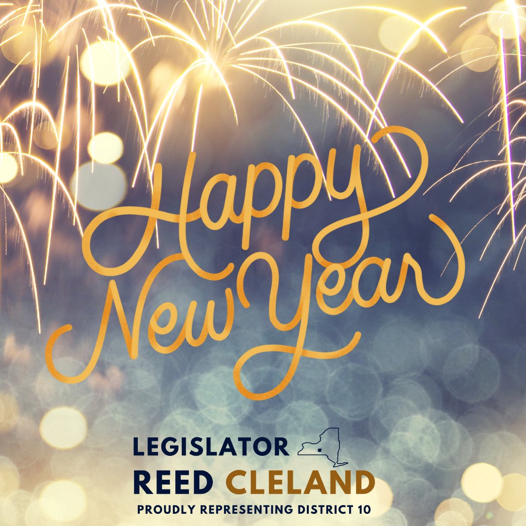 ReedCleland's tweet photo. Happy New Year, District 10! May it be one of promise, peace, and prosperity for you and yours. #HappyNewYear2026 https://t.co/iYKU2ZiIub