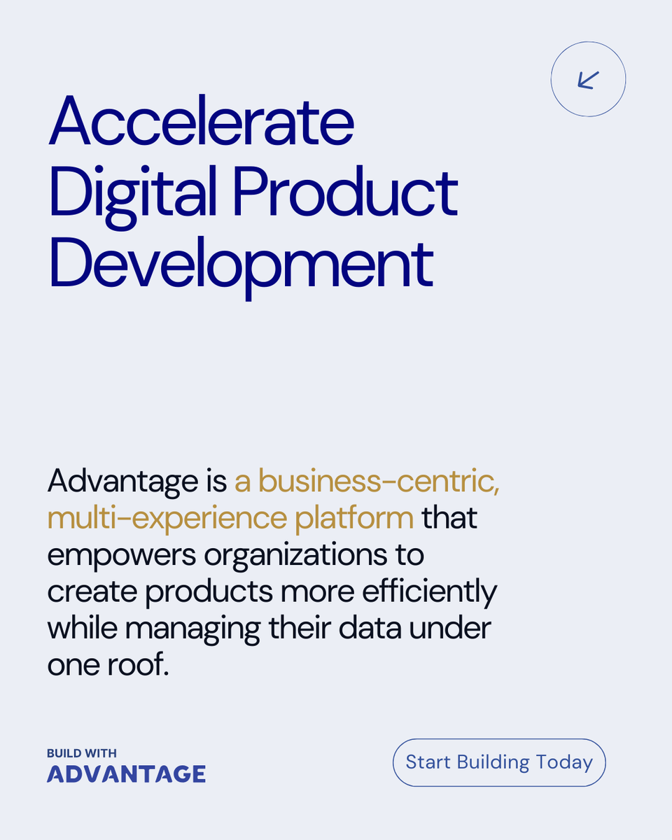 Build Digital Products Faster. Advantage CSP is a business-centric, multi-experience platform that empowers organizations to build products faster and manage their data, all within a single platform.