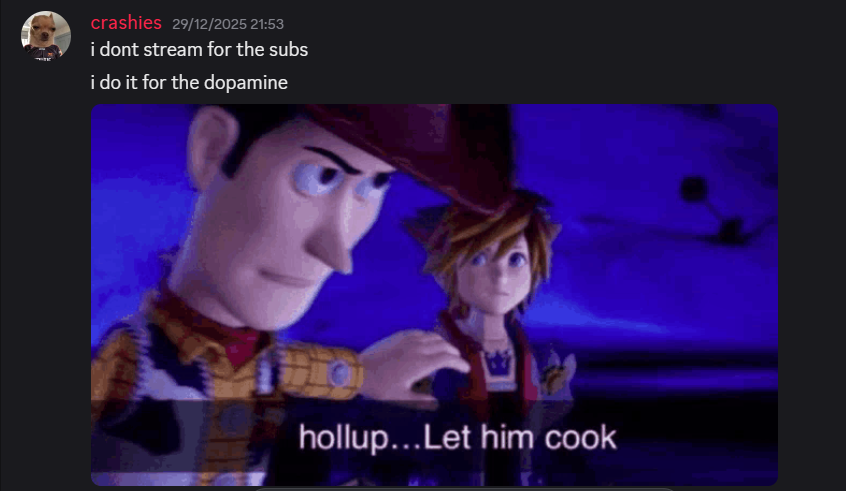 bro is overdosed on his teammate ig