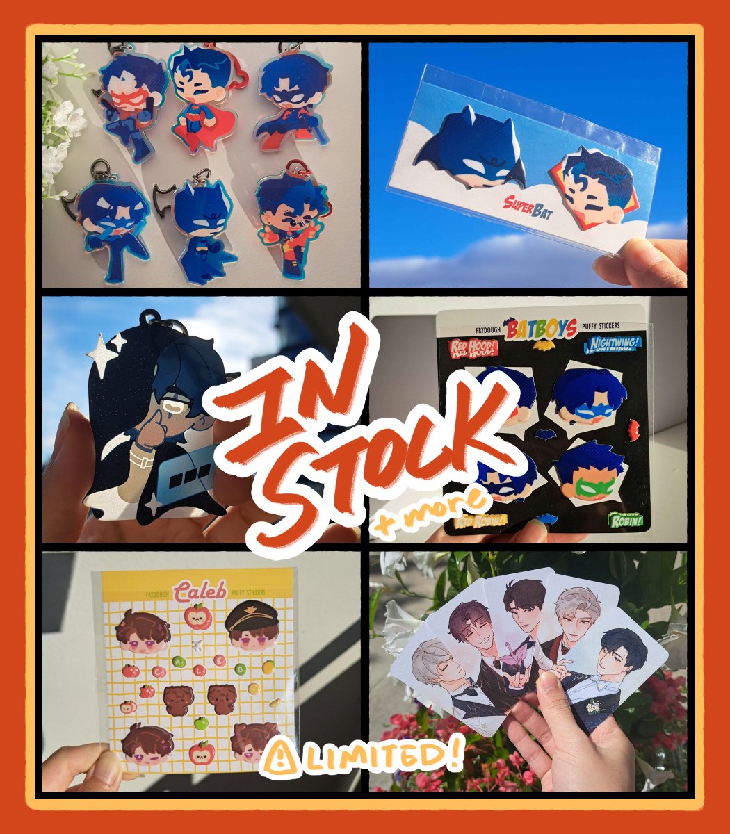 MY SHOP IS (finally) OPEN 🥳🥳 

Preorders for my new DC merch open until Jan 23! 
Also some limited in-stock DC / L&amp;Ds / HSR / ORV / HQ merch!! 

👇🏼 link &amp; giveaway details below