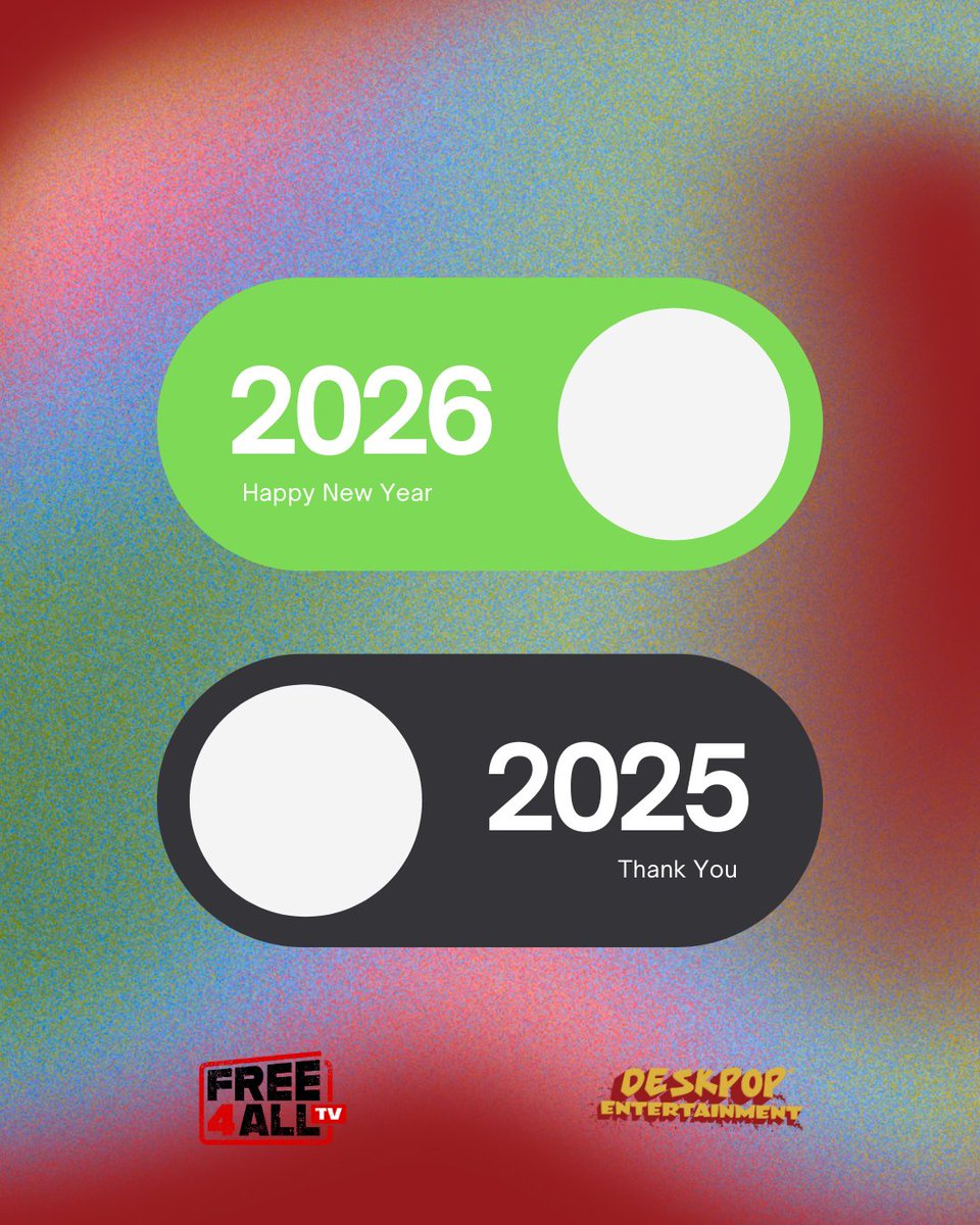 DeskPopEnt's tweet image. Here’s to new stories and more movie nights together. 🎬✨ From all of us, Happy New Year! What’s one film or series you’re excited to share with friends and family in 2026?