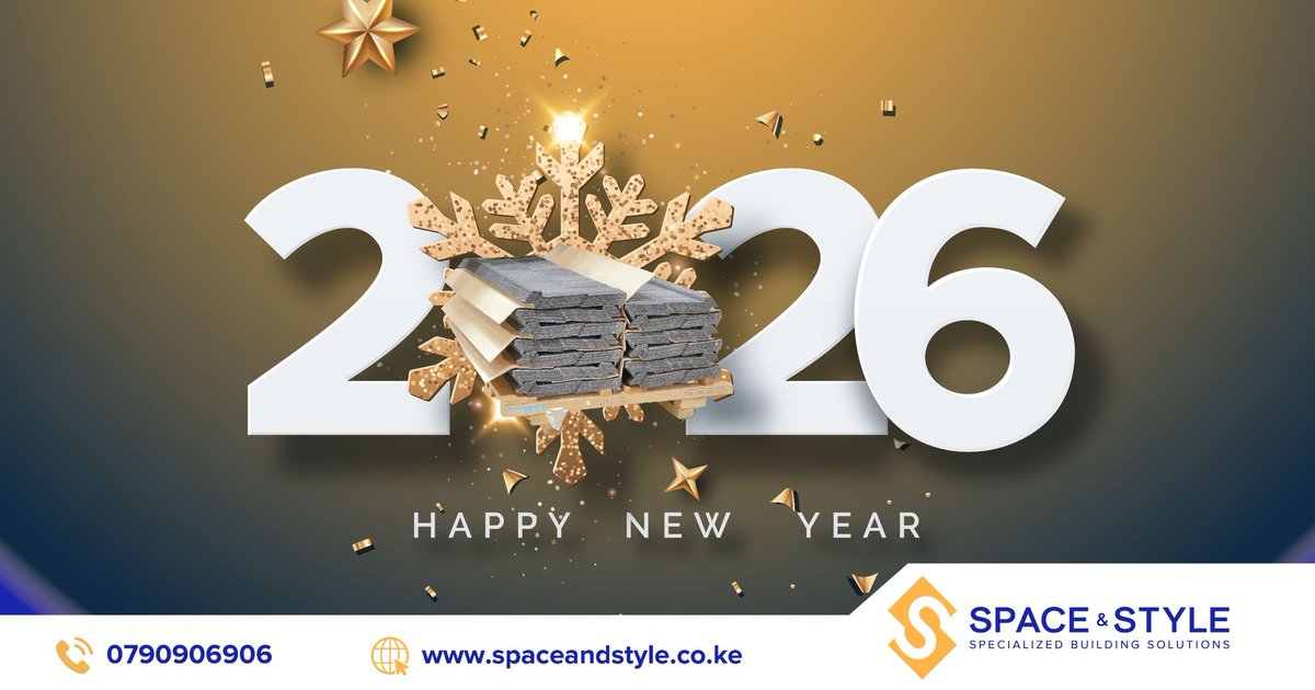 Happy New Year🎊🎊
As the calendar turns, we celebrate fresh beginnings.
Here’s to a year of progress, purpose, and endless possibilities.
Happy 2026! <a href="/spaceenstyle/">Space and Style Ltd.</a>