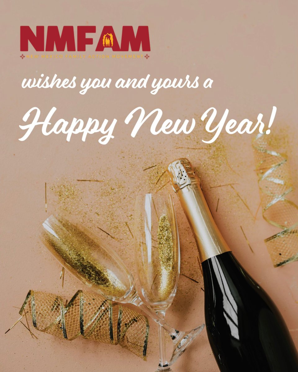 As we enter a new year, we’re grateful for God’s faithfulness and hopeful for what lies ahead for New Mexico families. May this year bring renewed strength, deeper unity, and a continued commitment to protecting life, faith, and family. Happy New Year from NMFAM! 🎊 ✨