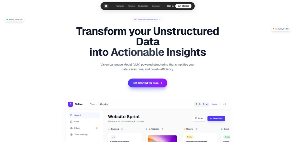 salisedev's tweet image. Developers &amp;amp; Designers , wanted to share my project about a Future SAAS, I saw a design here on X and decided to transform it into a website using React &amp;amp; Next

🚀 What do you think about this? Tell me!
