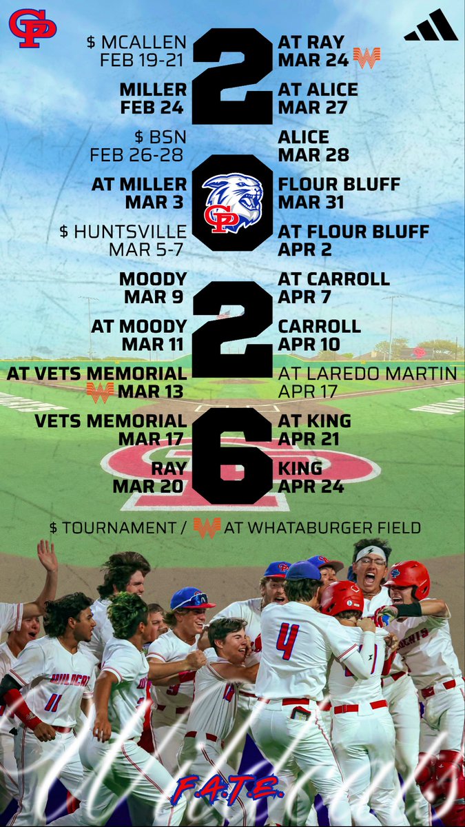 GPWildcatBsbl's tweet image. The 2026 baseball season is right around the corner!